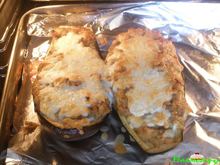 Баклажаны с начинкой из картофеля