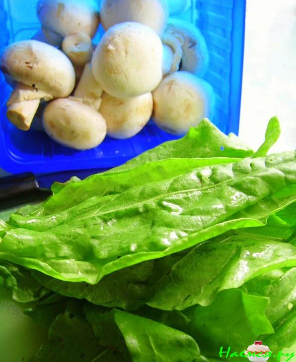 Суп "Зелёный" с грибами