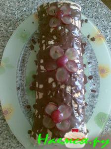 Бисквитный рулет "Нежность"