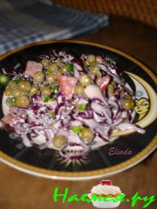 Фиолетовый салатик