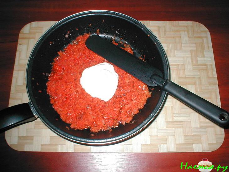 Минтай в соусе