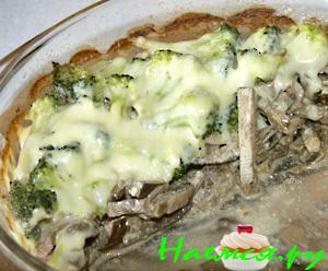 Грибы под сыром