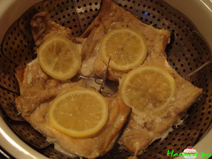 Филе горбуши на пару Филе горбуши на пару