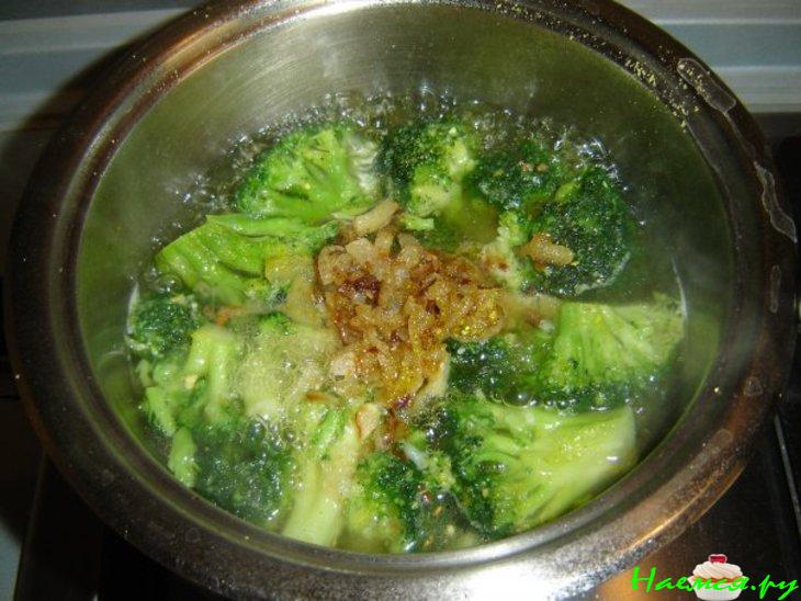 Суп двухцветный