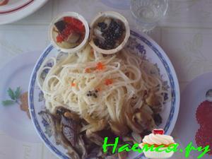 Спагетти + грибочки