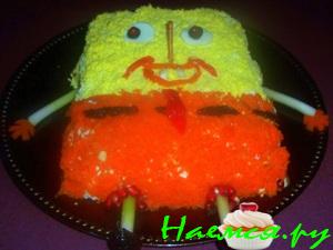 Салат "Губка Боб" Салат "Губка Боб"