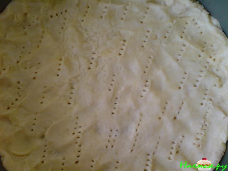 Пирог с морепродуктами