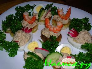 Канапе закусочные