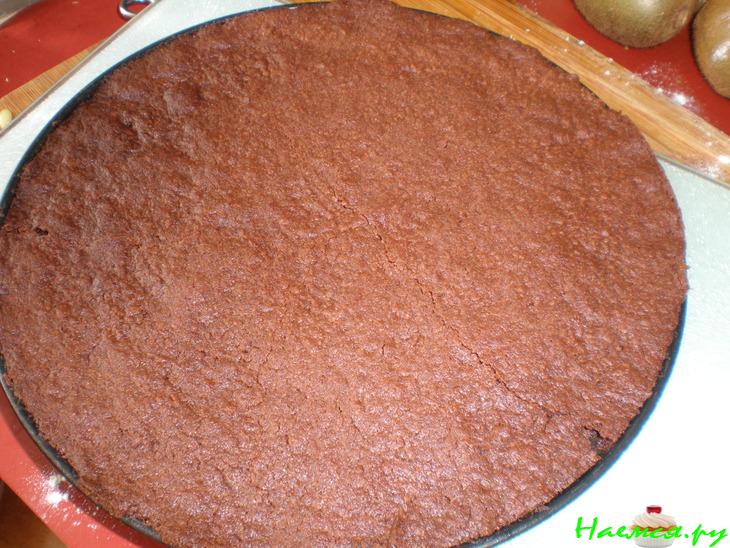 Фруктовый шоколадный торт