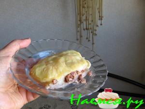 Рыба, запеченная с орехами