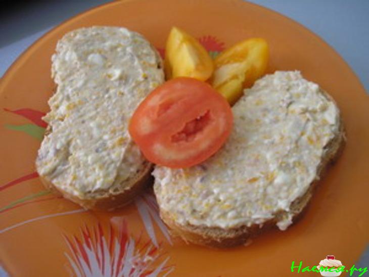 Фаршмак из сельди с плавленным сырком