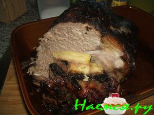 Фаршированная свиная шея