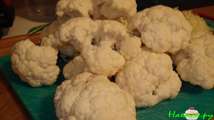 Свиной стейк с цветной капустой