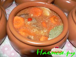 Чанахи с сушёными белыми грибами Чанахи с сушёными белыми грибами