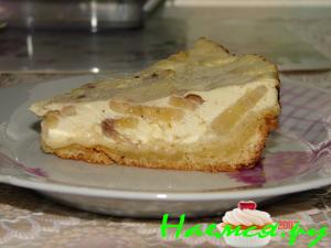 Творожный торт с бананом