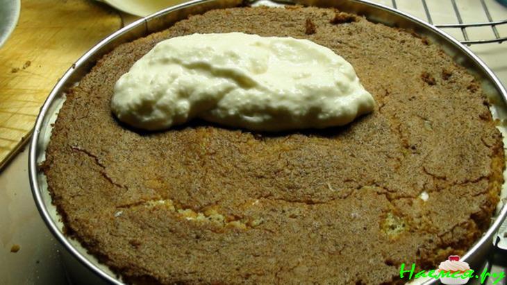 Торт &laquo;Апельсиновый&raquo; с твороженным суфле и миндально-цитрусовым бисквитом без муки&nbsp; 