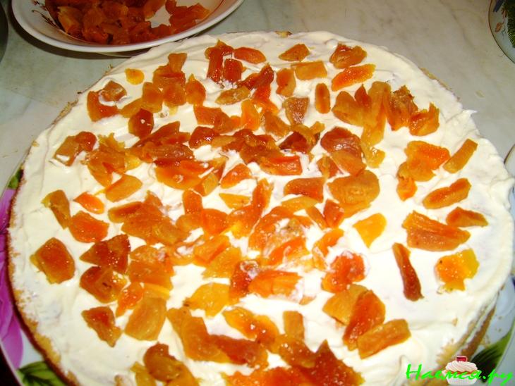 Торт с сухофруктами