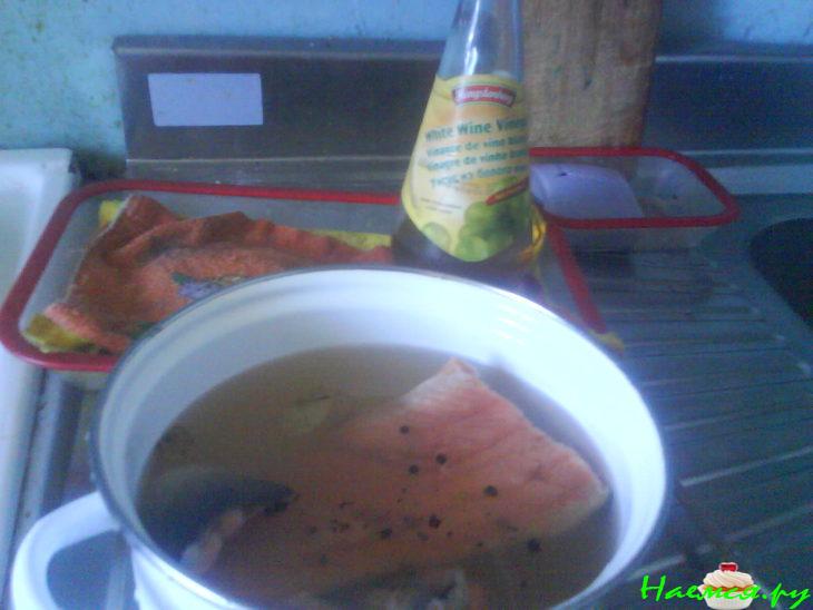 Фаршированная красная рыба