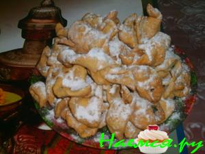 Хворост с картошкой