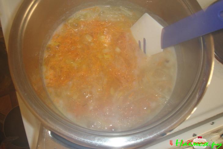 Рыбный супчик с консервированной горбушей