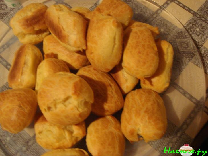 Заварные пирожные в шоколадной глазури