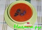 Томатный суп с чесночком
