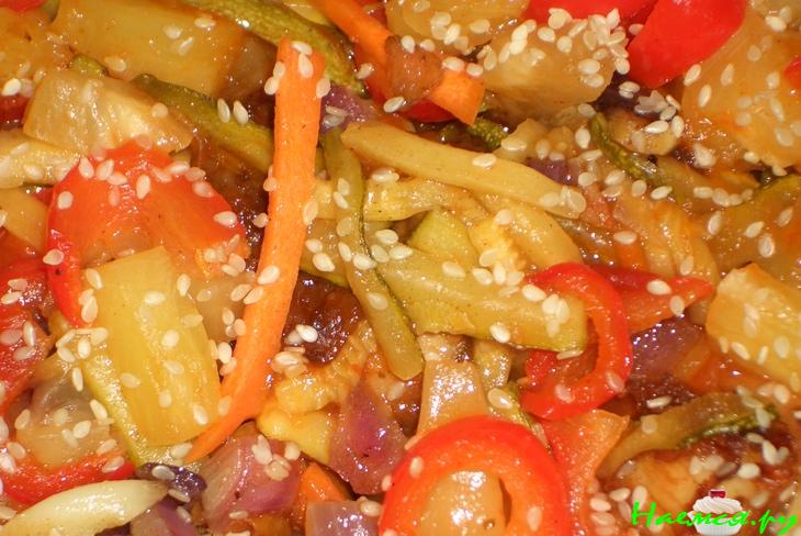 Курица в кисло-сладком соусе