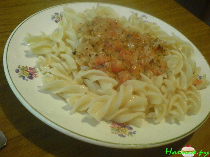 Паста с овощами Паста с овощами