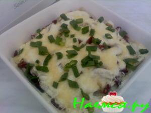 Вариант подачи пельменей/вареников