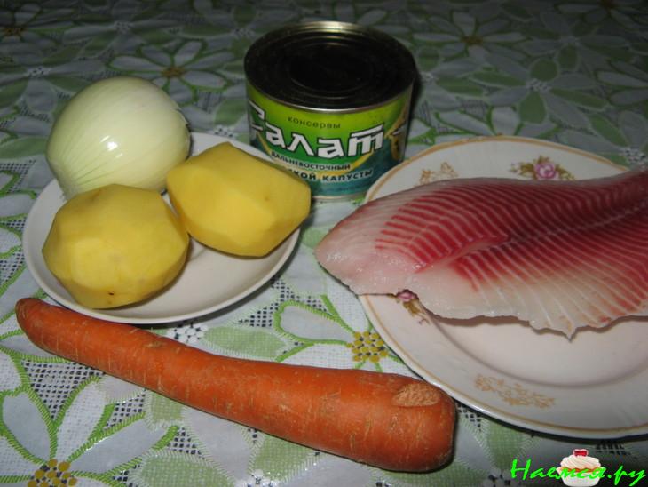 Суп с морской капустой