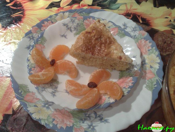 "Запеканка пшенная с изюмом"