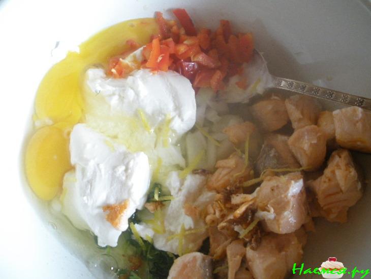 Ракушки, фаршированные лососем и рикоттой