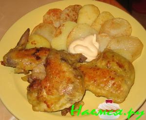 Крылья в пивном кляре