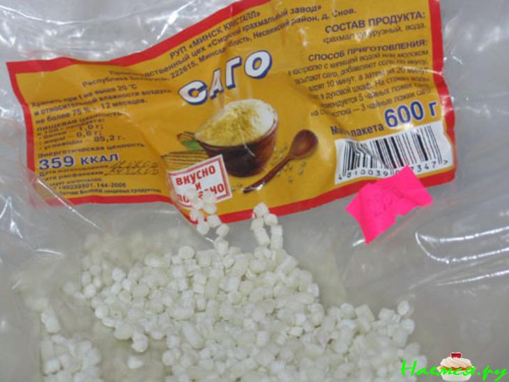 "Лепешки из саго"