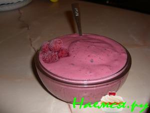 Молочно-ягодный щербет Молочно-ягодный щербет