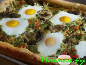 Пирог фермерский "Яичница с сыром" Пирог фермерский "Яичница с сыром"