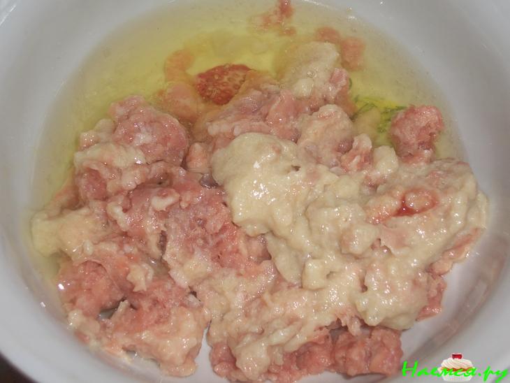 Тыквенный суп с кнелями