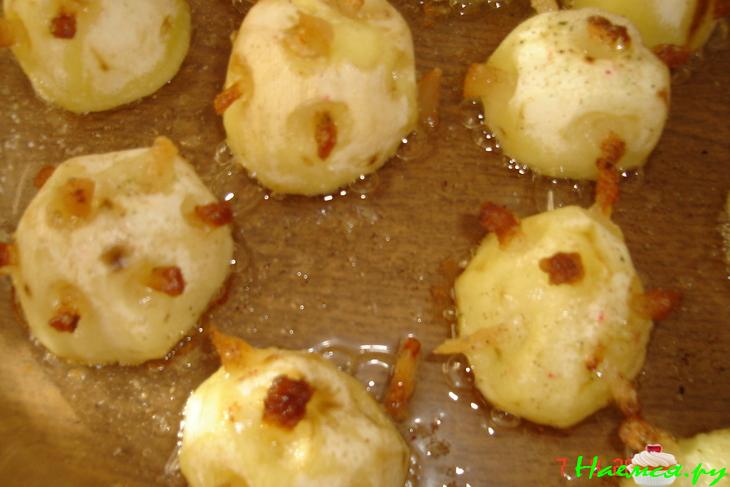 "Ёжики" из картофеля "Ёжики" из картофеля