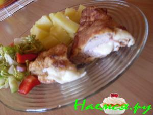 Cordon blue с моцареллой и ветчиной Serrano Cordon blue с моцареллой и ветчиной Serrano