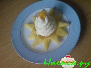 Десерт "Ванильная сметанка"