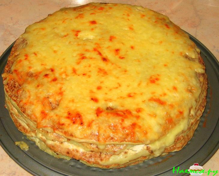 Кабачковый пирог с сыром