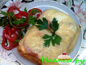 Сытный горячий бутерброд Сытный горячий бутерброд