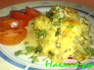 Мясо, соя и сырная корочка