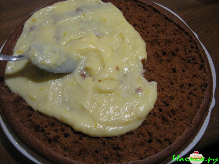 Медовый торт с лимонным кремом