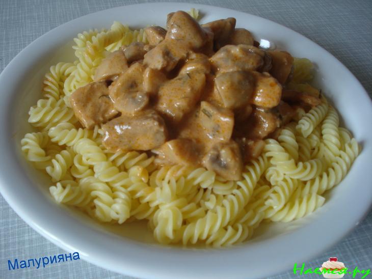 Мясо в сырном соусе Мясо в сырном соусе