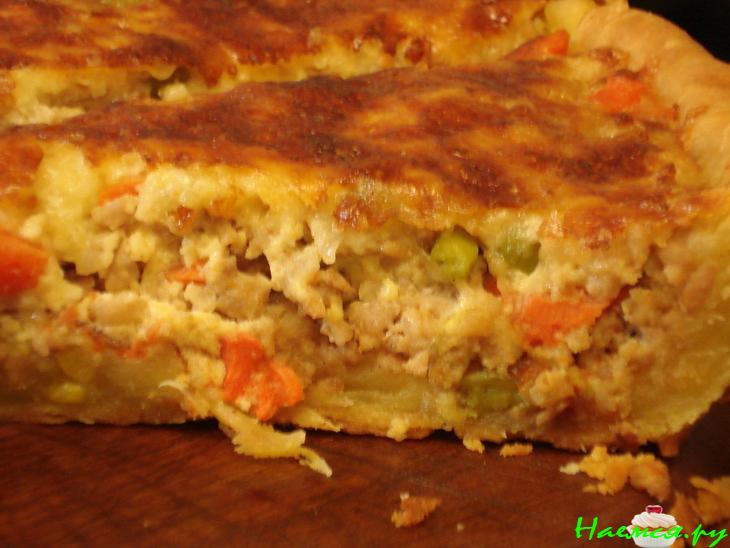 Фаршно-сметанный торт