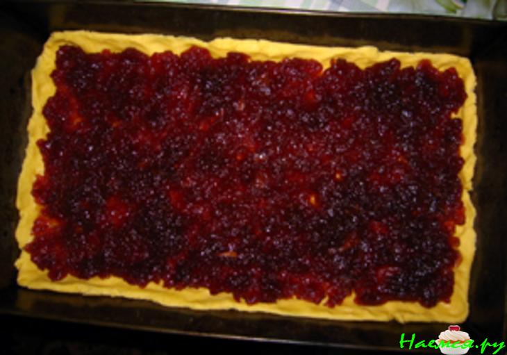 Тертый пирог с вареньем Тертый пирог с вареньем