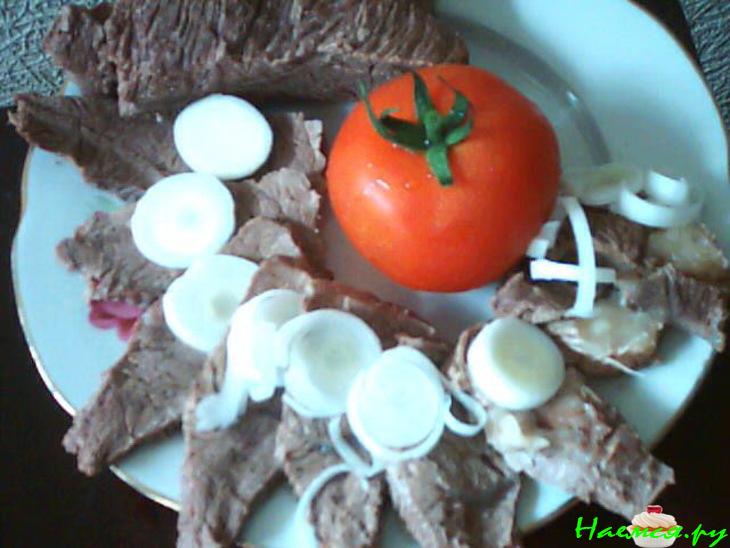 Говядина отварная