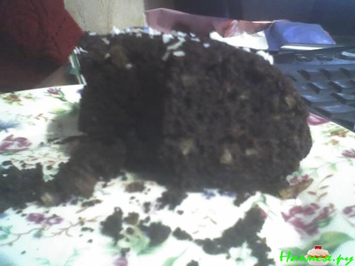 Шоколадный кекс с цукатами