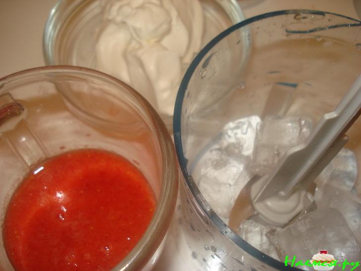 Клубничный гранит со сливками